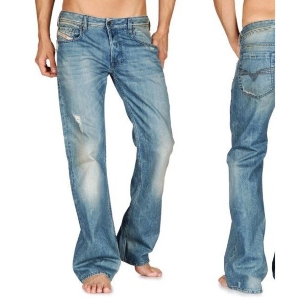 Diesel Zathan Jeans Distress Wash Code 0888A BOOTCUT Vtg Y2k  32/34